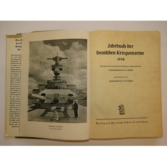 The yearly book of Kriegsmarine for the 1938 year. Espenlaub militaria